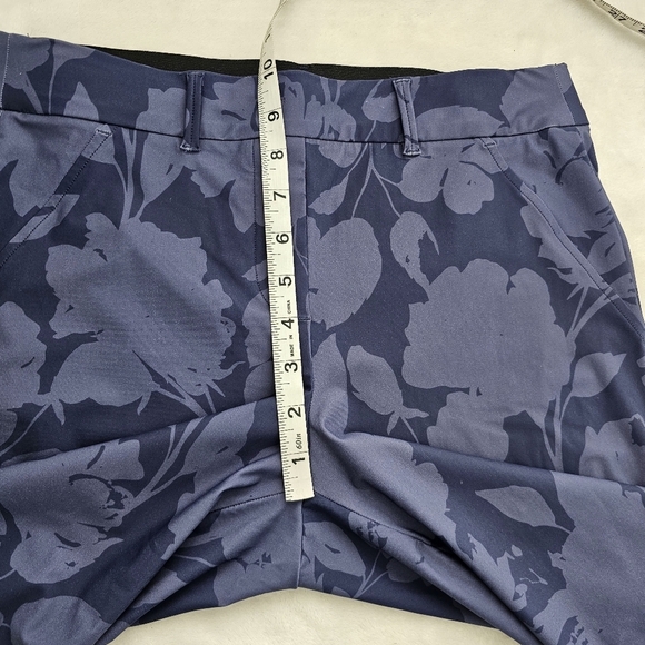 Spanx Sunshine Kick Flare Pant Floret Navy Size Small - Picture 10 of 13